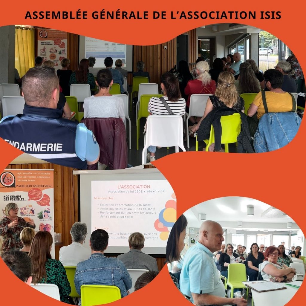 photos de l'assemblée générale de l'association ISIS 2026